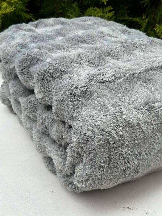 Акція 3 дні! Плюшевий плед кролик шиншила Покривало покрывало