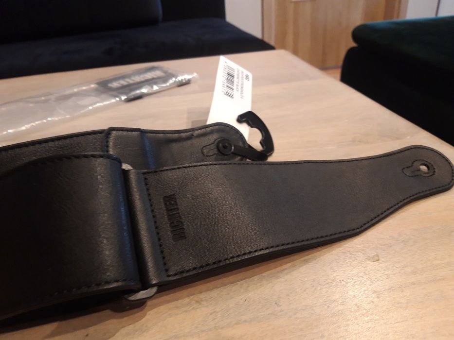 Pas pasek gitary akustycznej elektrycznej basowej skórzany Richter