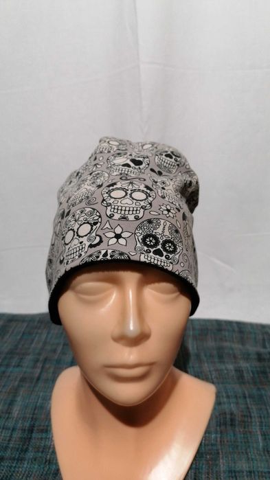 K/148 Czapka ocieplona z dzianiny