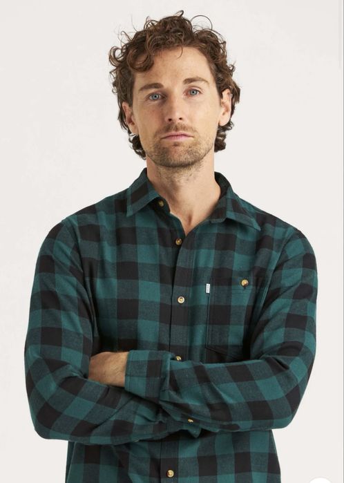 Рубашка в клетку мужская