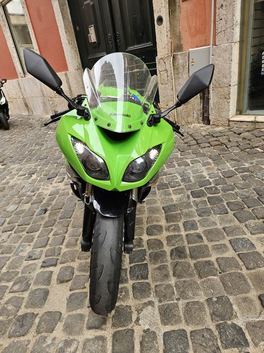 Kawasaki Ninja ZX-6R 2011 Verde, equiparada | Akrapovic Titânio | Revisão Completa | Muitos Extras