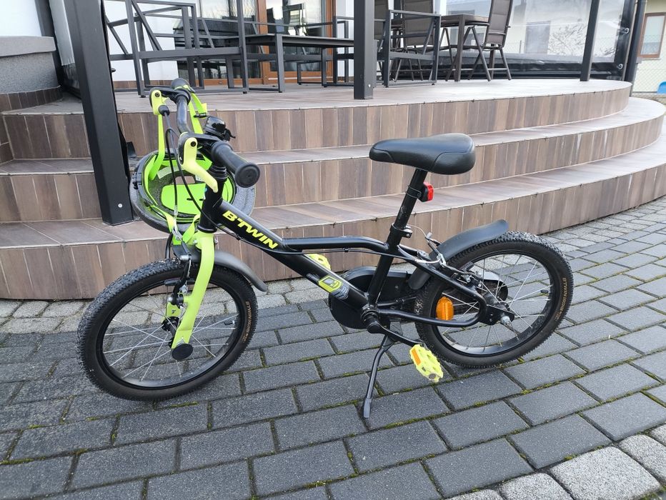 Rowerek dziecięcy B-twin 16 cali+kask gratis!