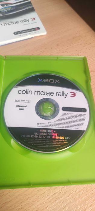 Colin McRea Rally 3 XBOX Classic (Original) angielska komplet