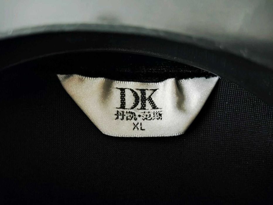 Latin Dance Shirt – Body/Trikot męski, czarny, długi rękaw XL