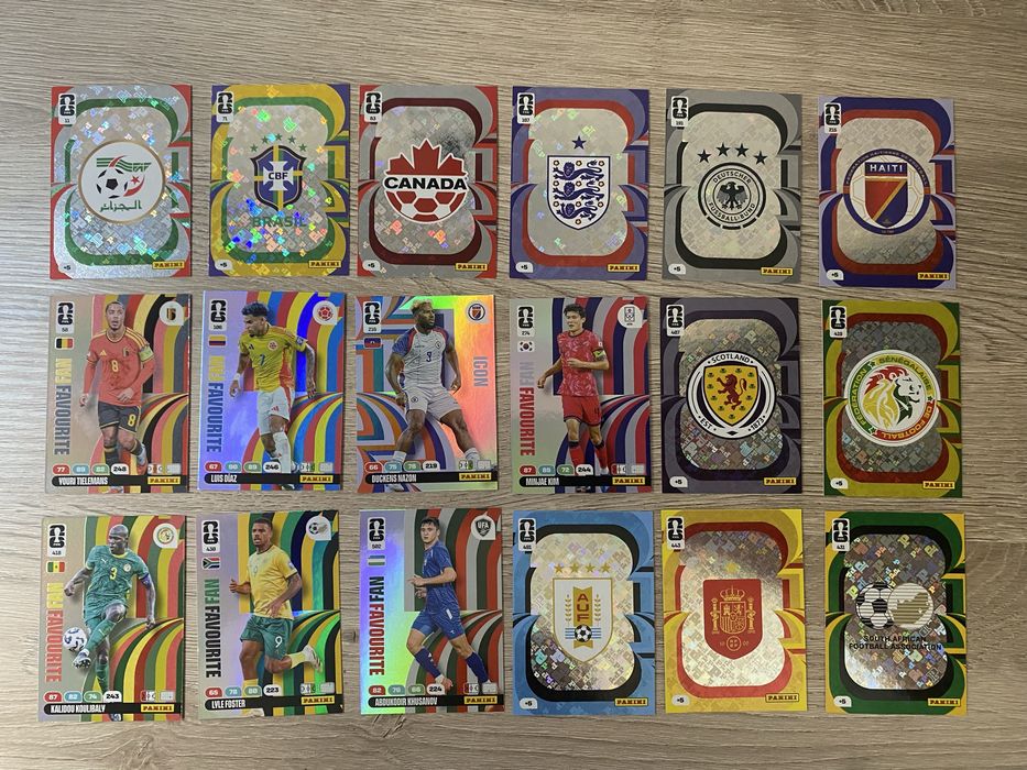 Карточки Чемпионат Мира FIFA World Cup 2026 Adrenalyn XL Panini