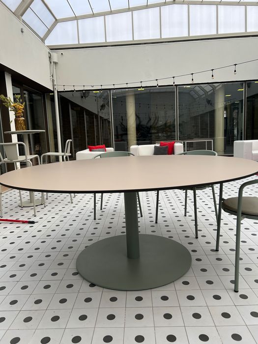 Conjunto de mesas e cadeiras verde - Adico