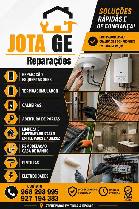 Reparação esquentador caldeira e termoacumulador