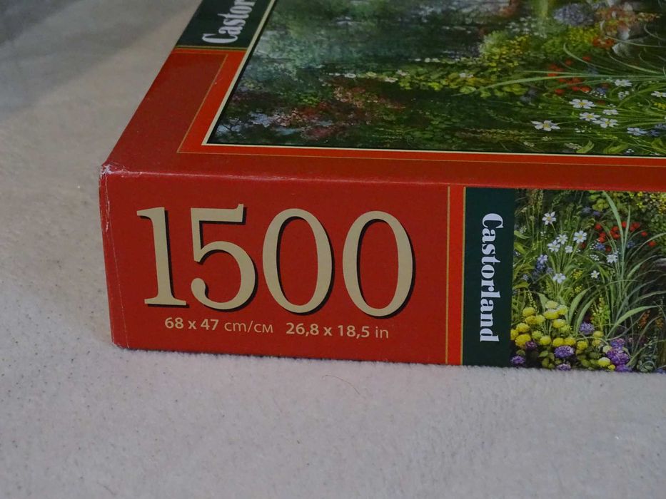 Puzzle Castorland 1500 Obraz Black Swans, Andres Orpinas Rzeka