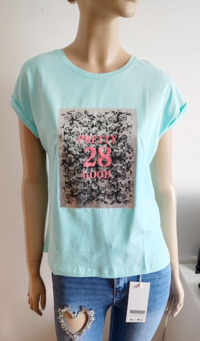 Damska bluzka krótki rękaw polskiej firmy Latynka