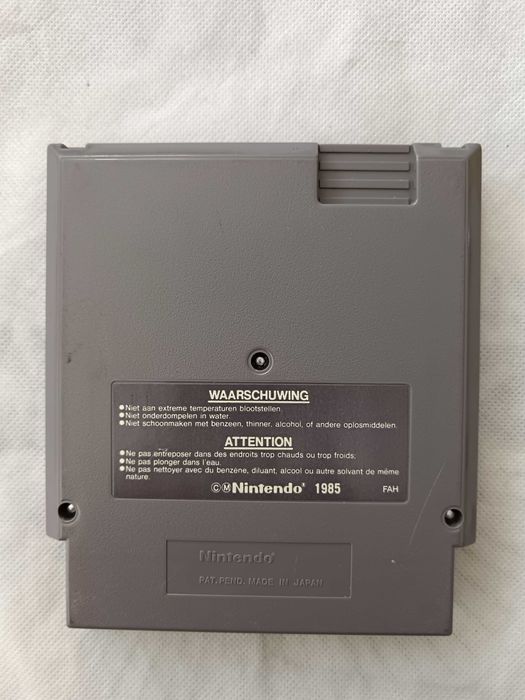 Top Gun [NES, 1988] Loose With Nintendo Cover - Authentic