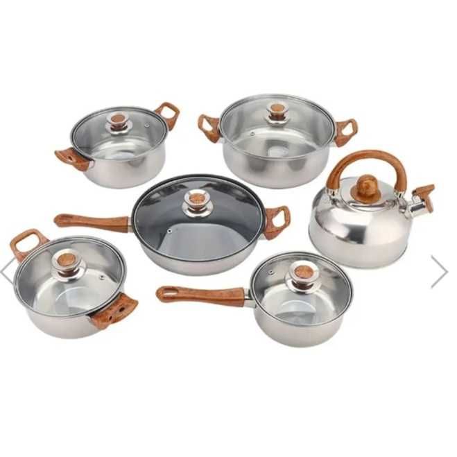 Набор кухонной посуды из нержавеющей стали