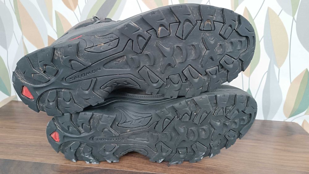 Ботинки берцы на Зиму кожа Salomon 4D Quest 44 28 см оригинал