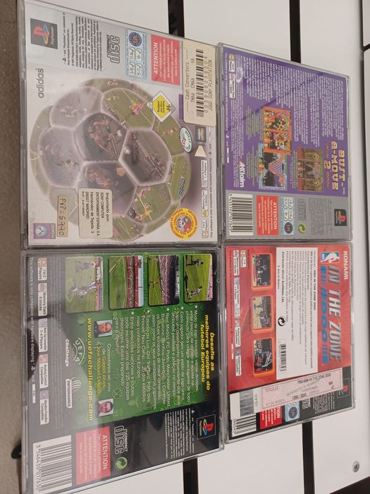Jogos PS 1 NBA / Nascar / resident evil