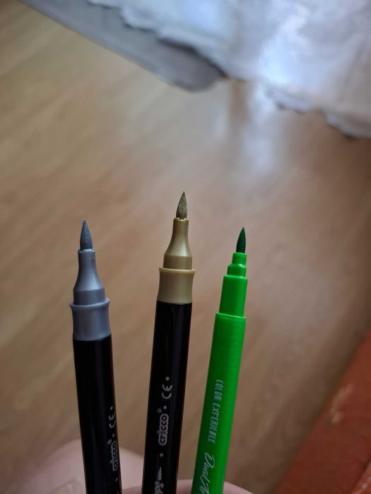 Pisaki do księgi gości, piszą po drewnie, srebrny,złoty