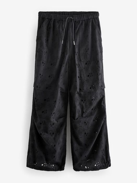 Брюки карго Next L-Xl чорні вільного крою