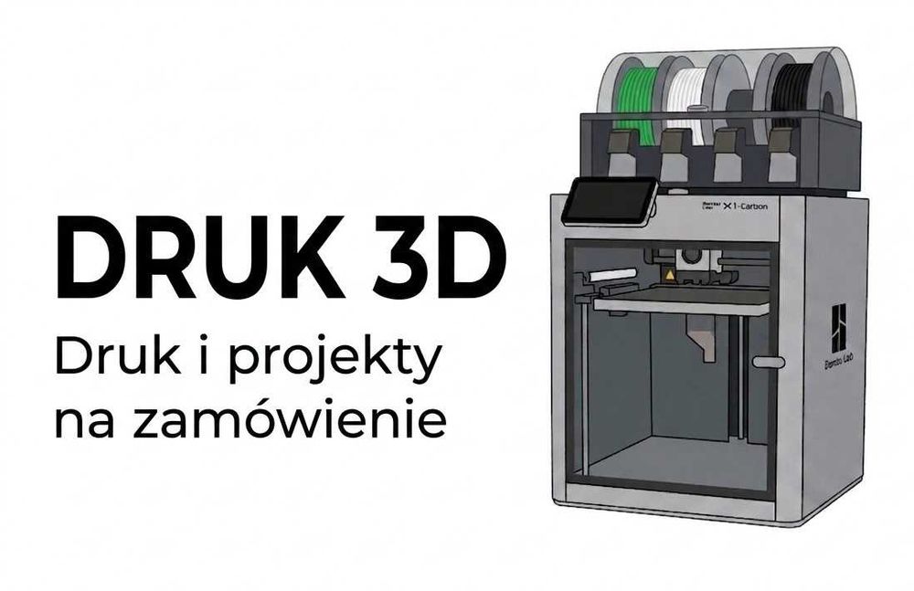 Druk i projekty 3D na zamówienie