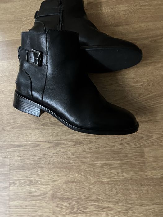 Buty botki damskie skorzane Tu roz.41