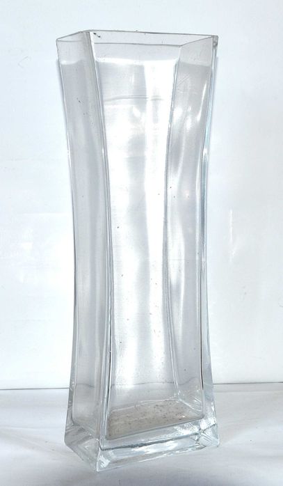 Duży Szklany Wazon Nowoczesny Design 45 cm