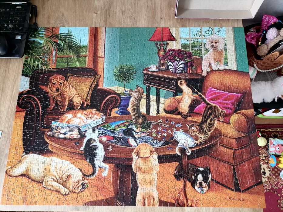 Пазли Puzzler's Helpers  1000шт коти