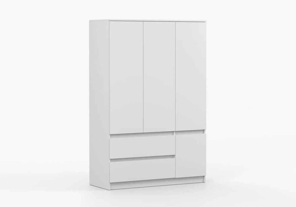 Szafa Solo 4D2S biała 120x180x50 Idźczak Meble