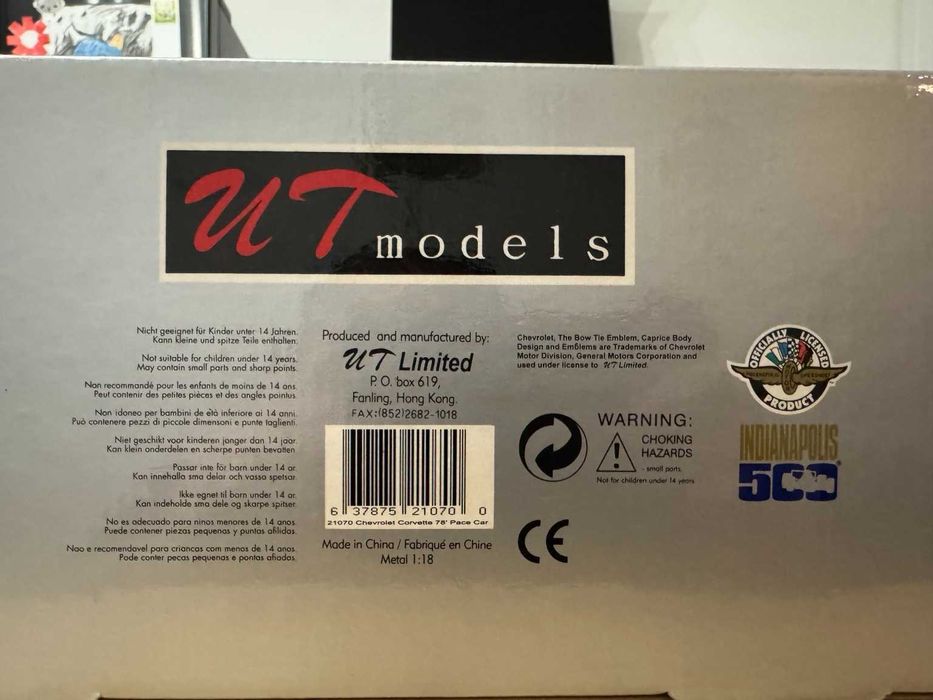 UT Models Chevrolet Corvette ’78 Pace Car 1:18 21070 NOWY nieotwierany NOS
