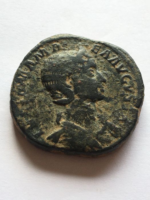 Moeda Romana Sextercio Julia Mamaea