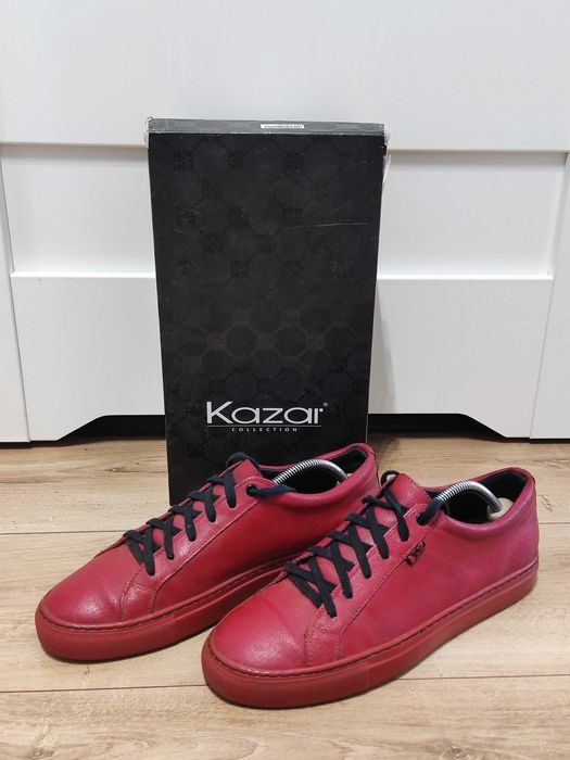 Czerwone buty Kazar, rozmiar 42, stan bardzo dobry