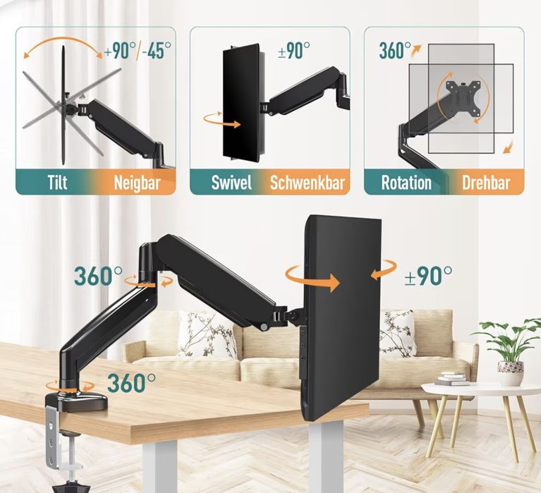 !! Uchwyt do Monitora 13-32 " SUPER jakość PREMIUM