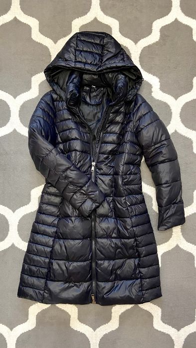 Płaszcz zimowy kurtka włoska ciepła 40 czarna z wysyłką