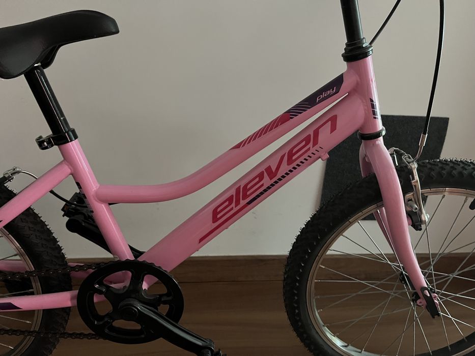 Bicicleta Criança Eleven Play 20” Rosa – Como Nova