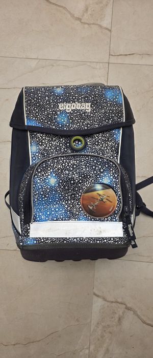 Tornister szkolny ergobag – ergonomiczny, kosmos, dla chłopca