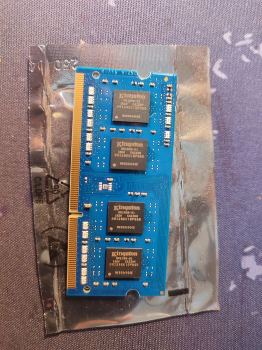 Pamięć RAM laptop Kingston 4GB 1Rx8 PC3L 12800S-11-13-B3