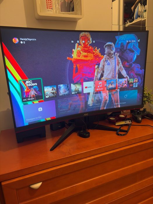 AOC 32" Curvo 240Hz 0,5ms FullHD 240hz Freesync Premium