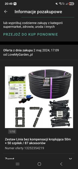 Zestaw do podlewania