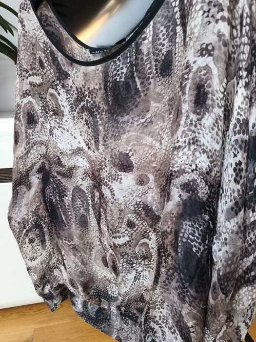 Zwiewna mgiełka nietoperz motyw zwierzęcy Zara S
