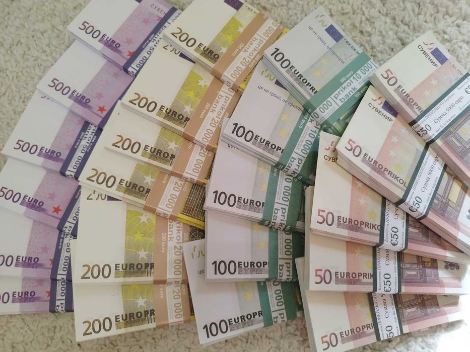 Сувенірні гроші 500 Евро 200,100,50 ЕвроСувенирные деньги