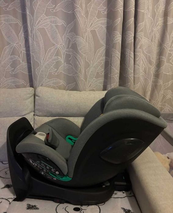 Cadeira Auto Kikkaboo i-Twist Cinza Claro