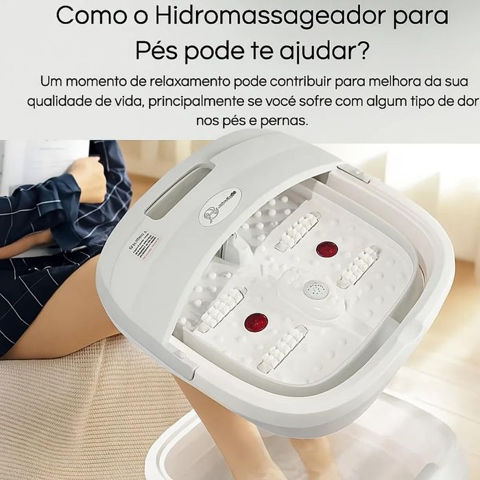 Hidromassageador elétrico para pés