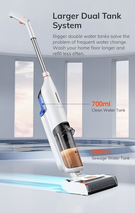 NOWY odkurzacz z funkcją MOPOWANIA Ilife W90