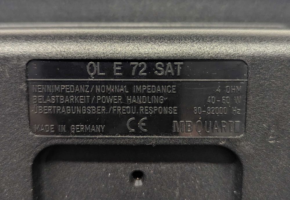 MB Quart QL-E72. Німецька акустика. Комплект 5 шт.