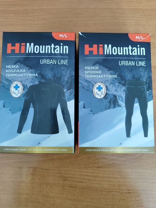 Komplet bielizna termoaktywna męska Hi Mountain URBAN LINE.