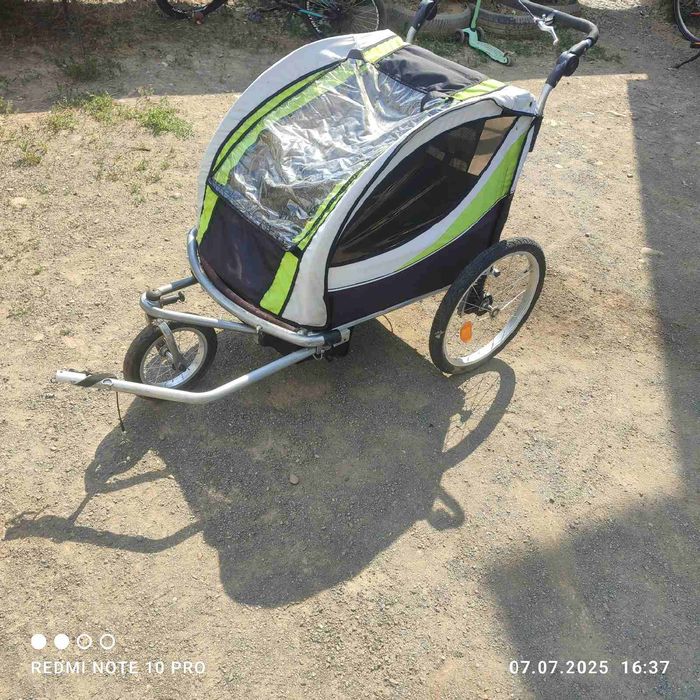 Продам електро велосипед з коляскою