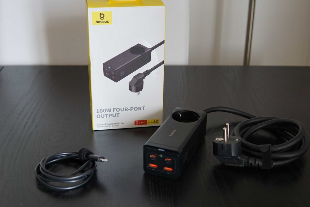 Baseus Gan3 Pro Carregador 100W 2xUSB-C 2xUSB