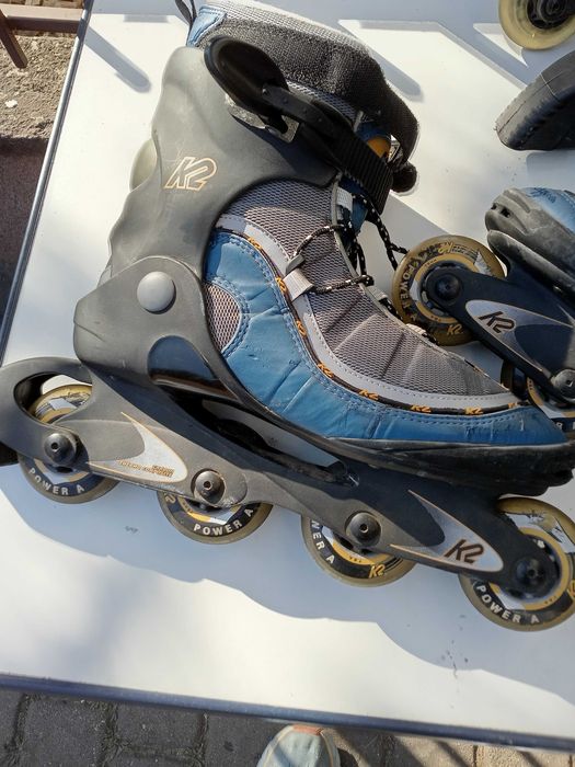 rolki k2 roz 44 dł wkładki 28cm