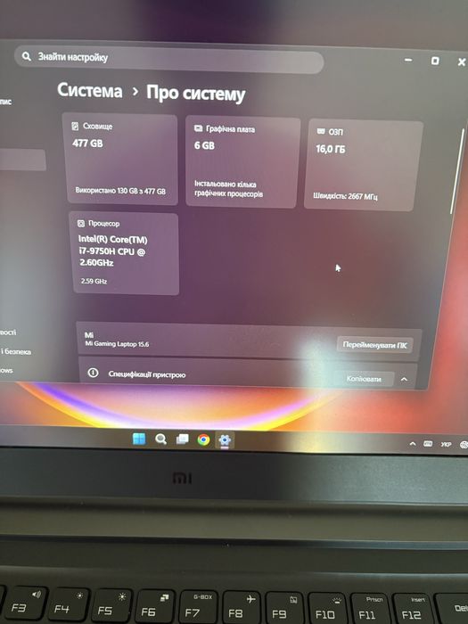 Xiaomi Gaming Laptop 2019 RTX 2060