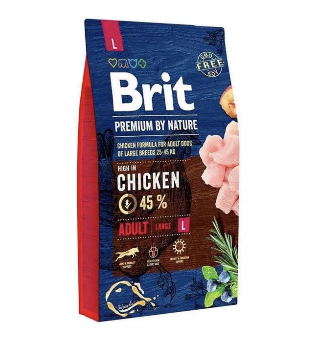 Brit Premium by Nature ADULT L 8 кг