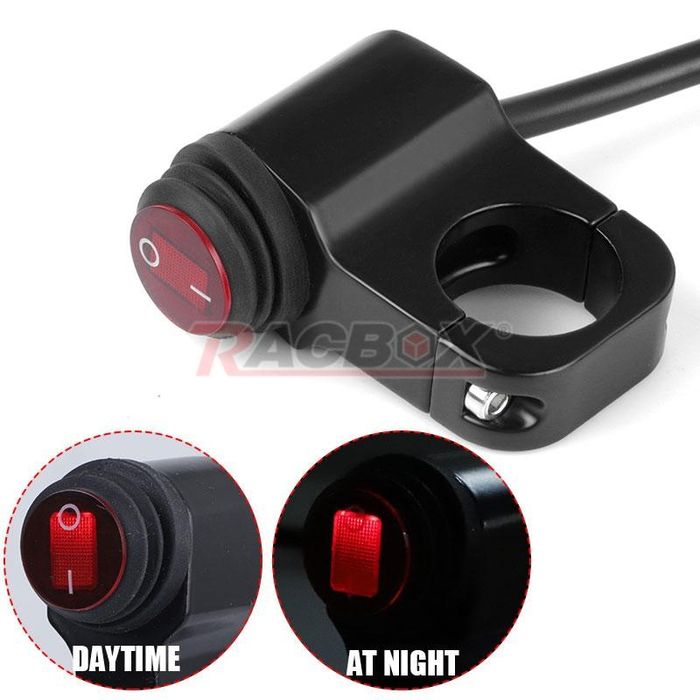 кнопка з підсвіткою для фара габарит самокат вело мото мопед скутер