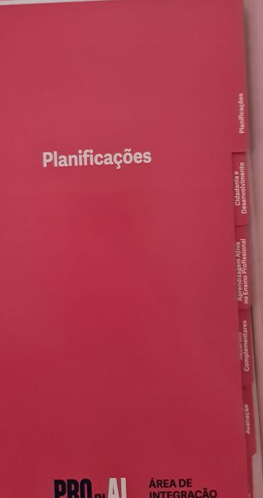 Dossier do professor.  PRO AI. Área de Integração.  Novo