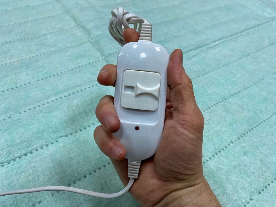 Простынь с подогревом 120/160 см цвет МЯТА. Электропростынь простыня