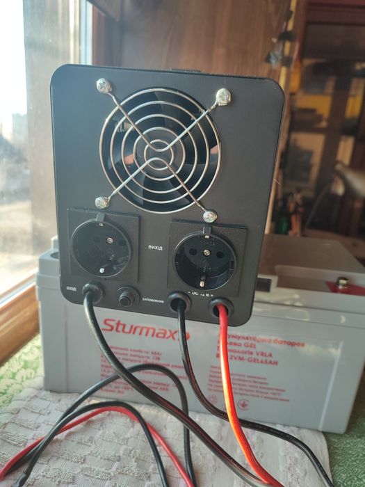 ДБЖ.Новый.600 ватт.Аккумулятор 12 v.65 amper.